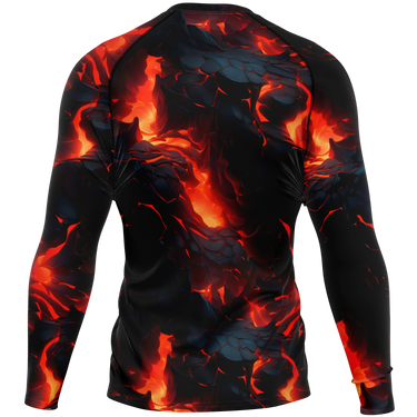Chokefish™ Long Sleeve Rashguard Volcano Men's Shirt-001